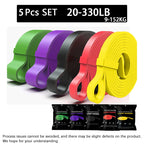 SculptForHer 20~230lbs Heavy-Duty Resistance Band Agility Training Workout Gym Equipment Yoga Pilates Accessories Rubber Band Home Gym