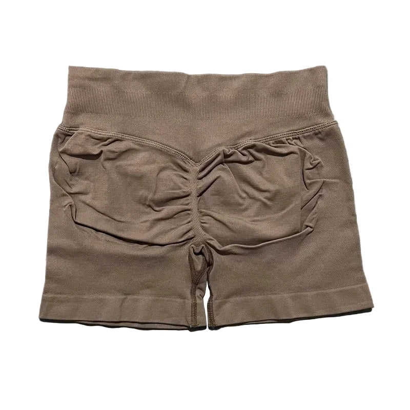 SculptaForHer Sculpt Scrunch Shorts | High Waisted Seamless Gym Shorts