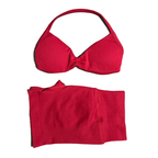 SculptForHer Women’s 2 Piece Scrunch Gym Set | High-Waisted Shorts & Strappy Sports Bra | Seamless Workout Outfit