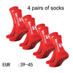SculptForHer 4 Pair Performance Football Socks | Cushioned Breathable Sports Socks for Football, Running, Gym & Training