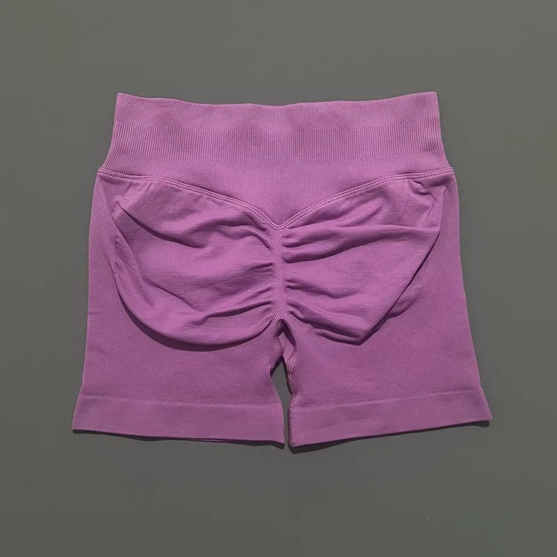 SculptaForHer Sculpt Scrunch Shorts | High Waisted Seamless Gym Shorts