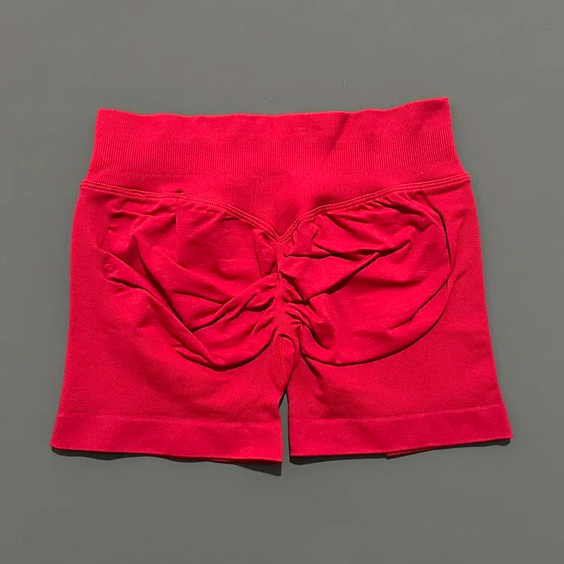 SculptaForHer Sculpt Scrunch Shorts | High Waisted Seamless Gym Shorts