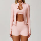 Women’s 2/3 Piece Long Sleeve Gym Set | Sculpting Activewear