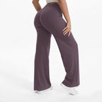 SculptForHer Women’s Straight Leg Gym Trousers – Soft Stretch Pilates, Yoga & Activewear Pants