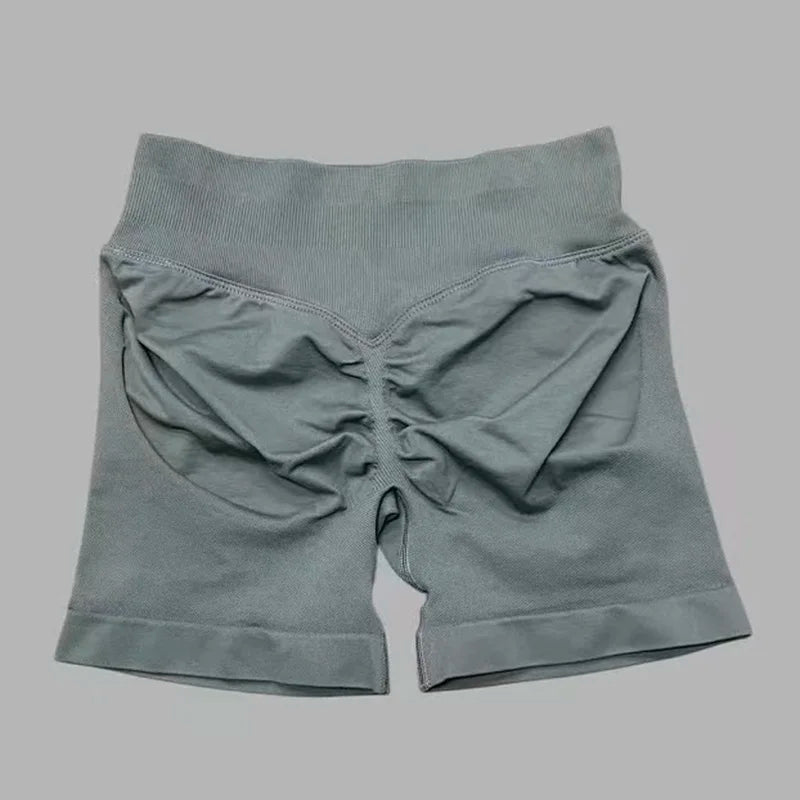 SculptaForHer Sculpt Scrunch Shorts | High Waisted Seamless Gym Shorts