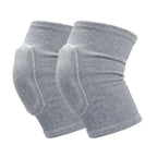 SculptForHer Compression Knee Pads (2 Pack) | Elastic Knee Support Sleeves with Thick EVA Padding for Gym, Volleyball, Running & Fitness