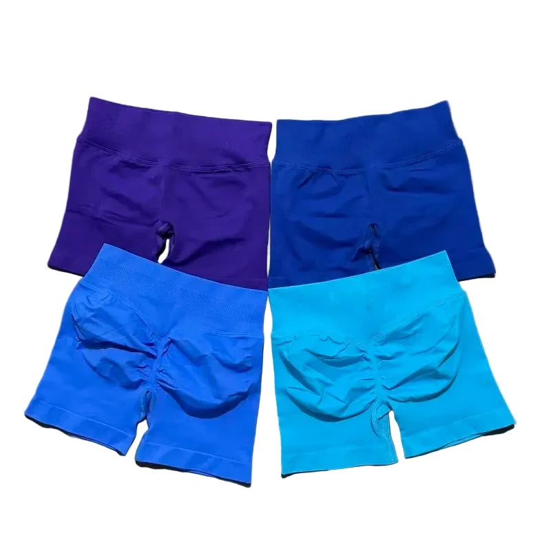 Sculpta™ Seamless Sculpt Scrunch Shorts | High Waist Gym & Running Shorts