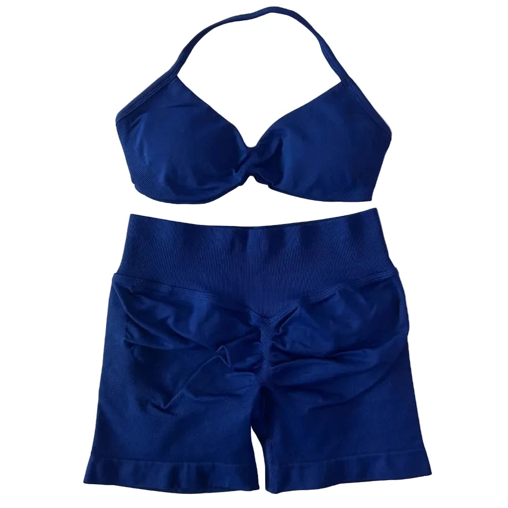 SculptForHer Sculpt Seamless Scrunch Bum Gym Set