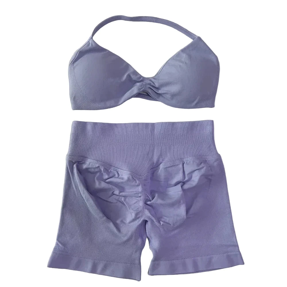 SculptForHer Sculpt Seamless Scrunch Bum Gym Set
