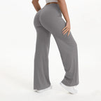 SculptForHer Women’s Straight Leg Gym Trousers – Soft Stretch Pilates, Yoga & Activewear Pants