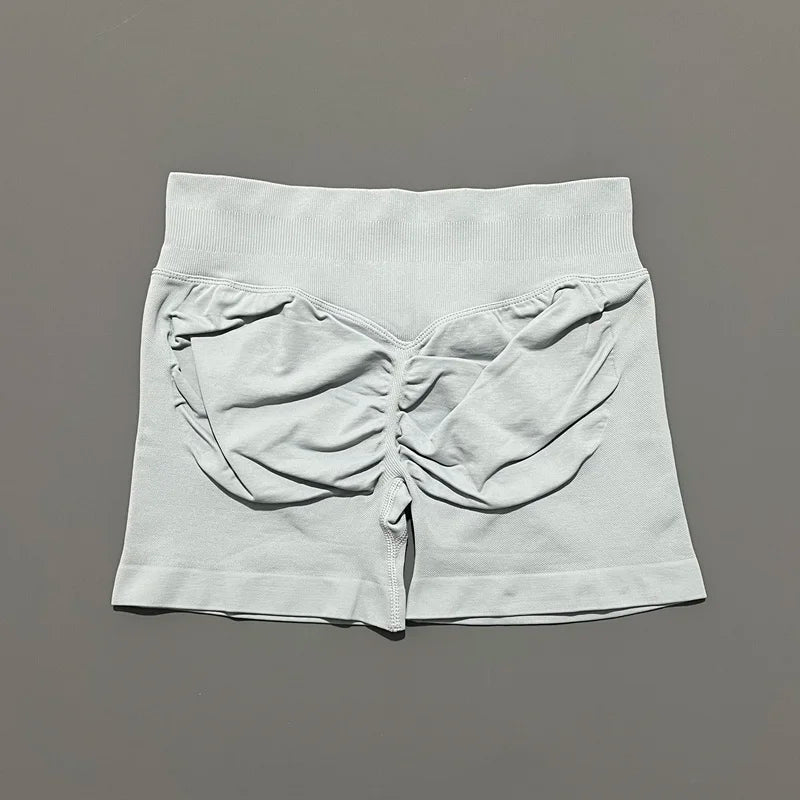 SculptaForHer Sculpt Scrunch Shorts | High Waisted Seamless Gym Shorts