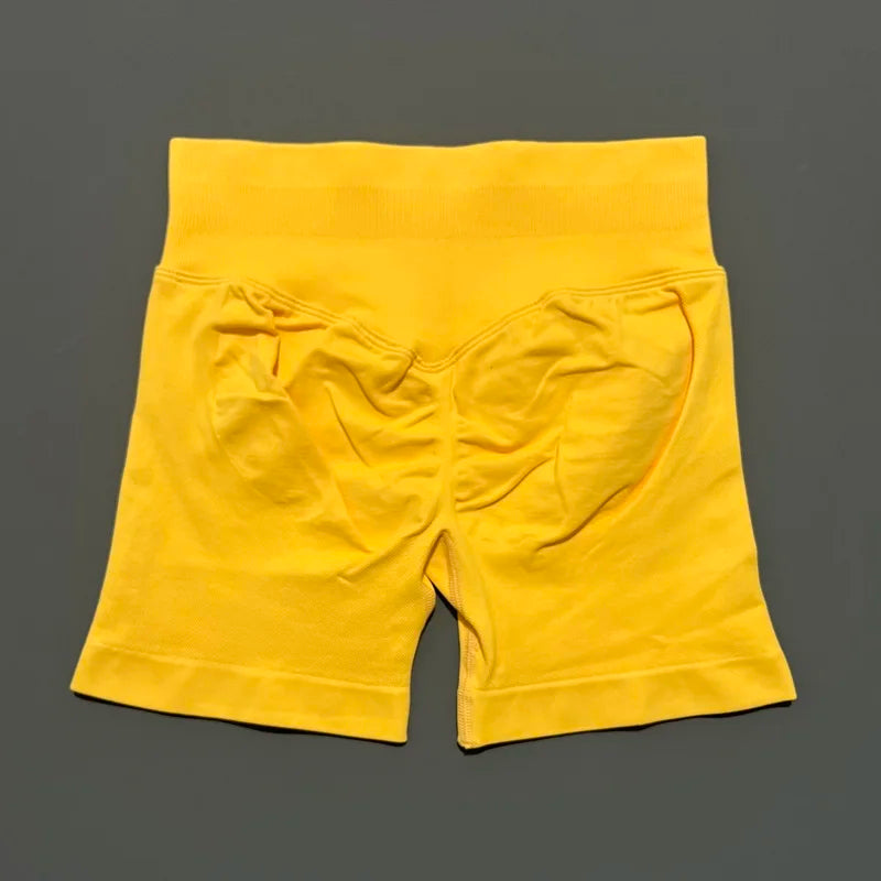 SculptaForHer Sculpt Scrunch Shorts | High Waisted Seamless Gym Shorts