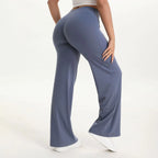 SculptForHer Women’s Straight Leg Gym Trousers – Soft Stretch Pilates, Yoga & Activewear Pants