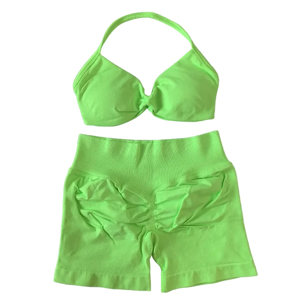 SculptForHer Sculpt Seamless Scrunch Bum Gym Set